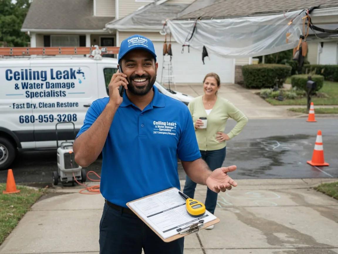 Ceiling Leak Cleanup Muscadine, AL FAQs